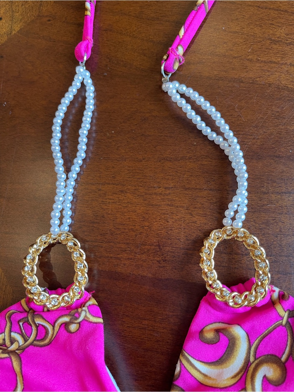Brand NWT and liner beach bunny collectible RARE bikini bejeweled L set!!! - Picture 11 of 13